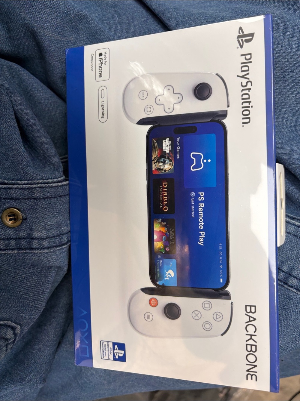 PlayStation Backbone Mobile Controller - White